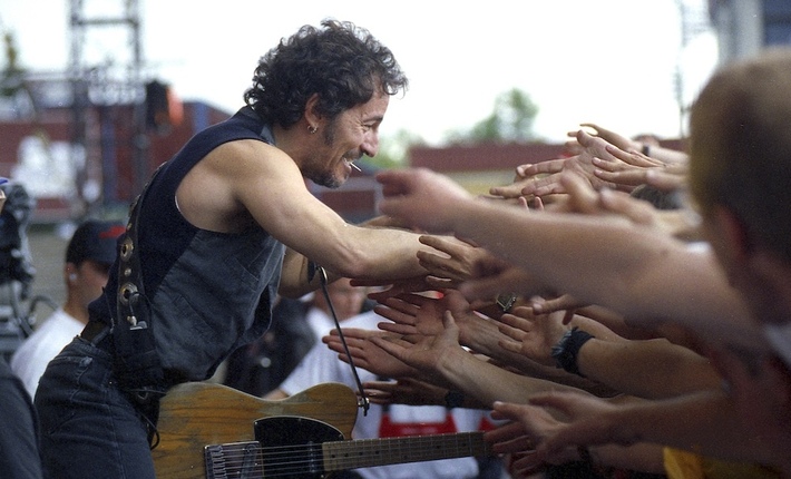 Bruce Springsteen på Valle Hovin i 2005. Foto: Vidar Ruud