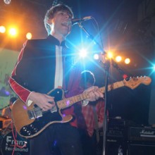 ALEX KAPRANOS: I spissen for Franz Ferdinand - klar for Øyafestivalen.

 ( )