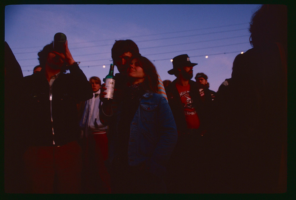 NATTA SYNGER. Roskilde-aftensang i 1985. Foto: Tom Stalsberg