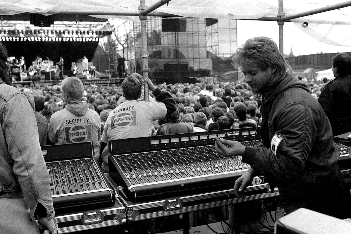 Sven lydmann på Tina Turner, 1987. Foto: Vidar Ruud