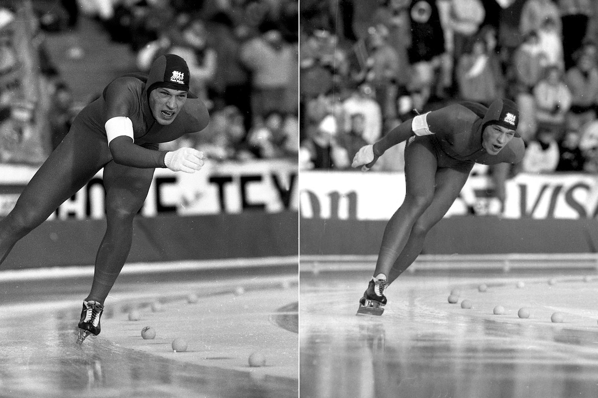 Johan Olav Koss, skøyte VM 1989. Foto: Vidar Ruud