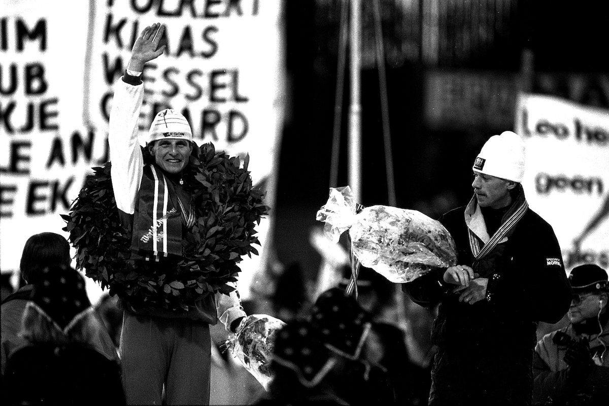 Leo Visser, skjøyte VM 1989. Foto: Vidar Ruud