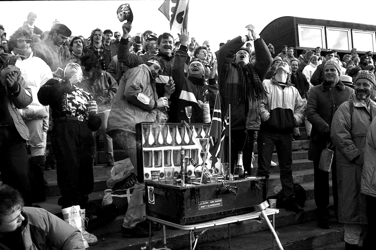 Publikum, skøyte VM, 1989. Foto: Vidar Ruud