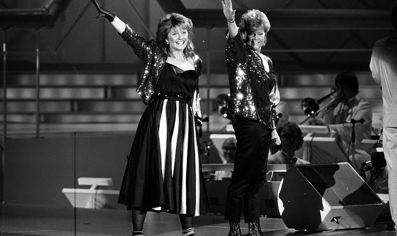 Eurovision Song Contest, Gøteborg, 1985. Foto: Trygve Indrelid. Fra Rikarkivet, via Flickr Commons, Wikimedia Commons.