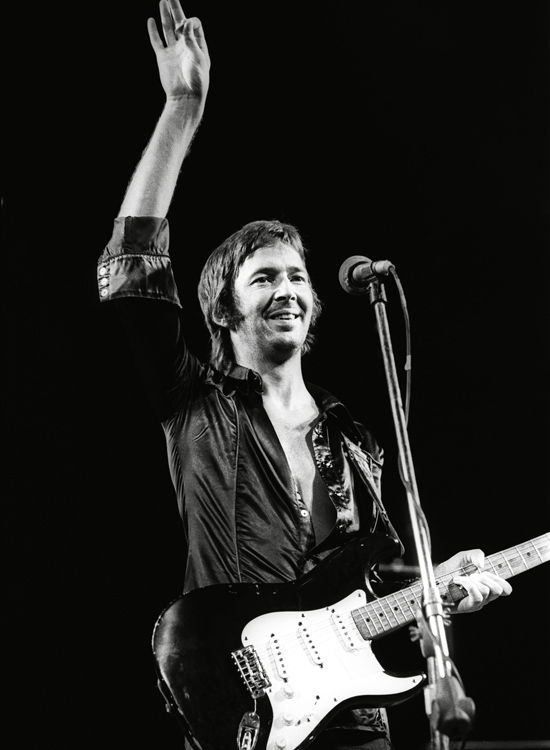 Eric Clapton smilte visstnok aldri på denne tiden. Foto: Fin Costello