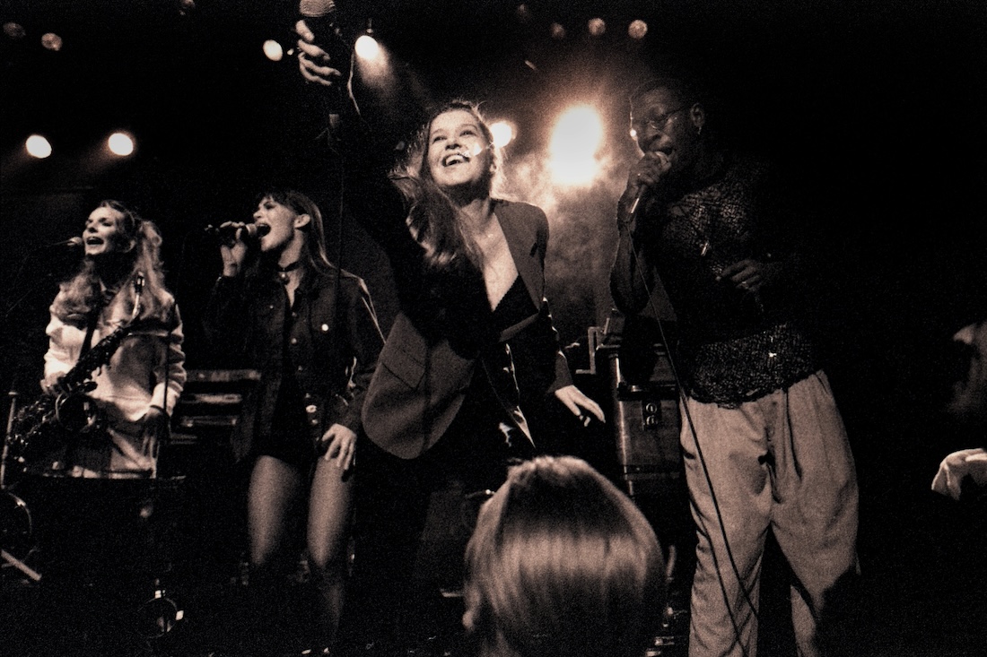 Candy Duffy m. band på Rockefeller i 1992. Foto: Vidar Ruud
