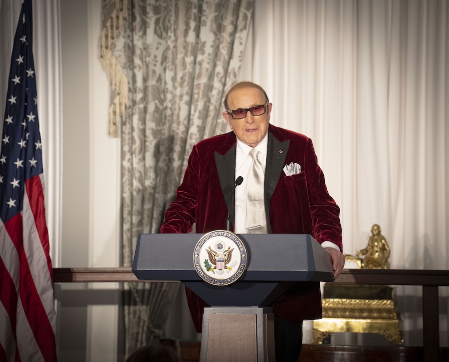 Clive Davis fra Kennedy Senteret i 2023. Foto: Freddie Everett/U.S. Department of State