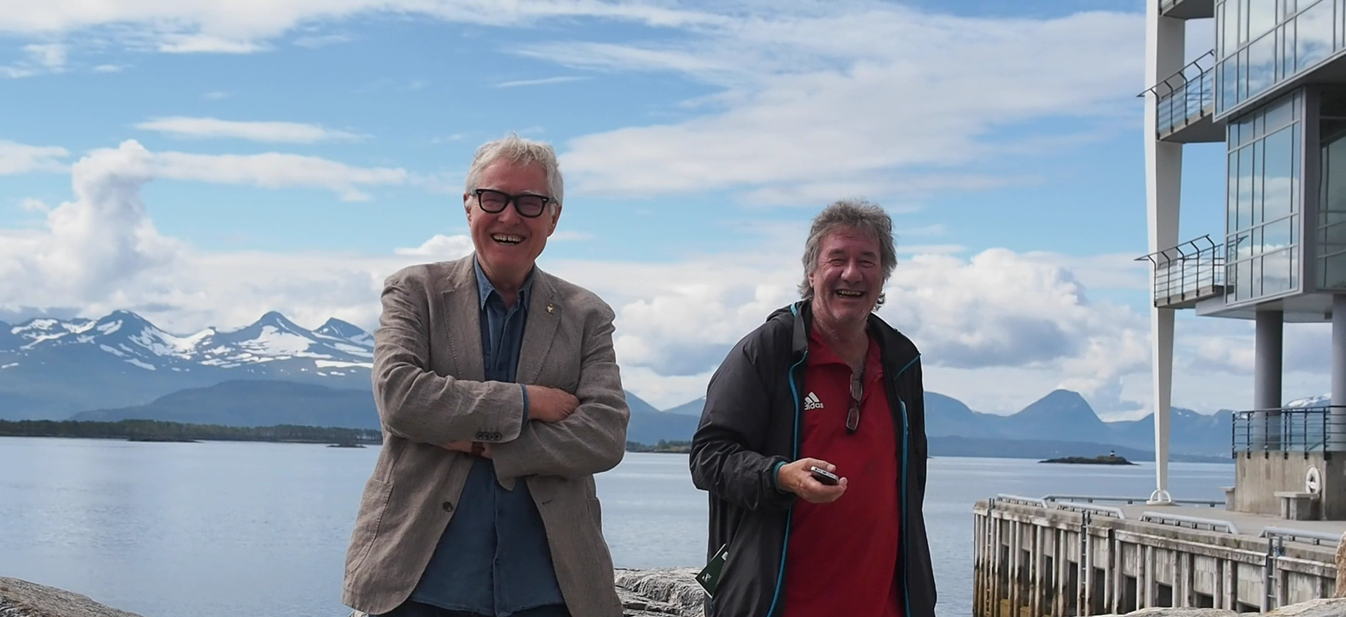 ARILD ANDERSEN & ARILD RØNSEN: Livlig passiar under Moldejazz 2020. Foto: Fireflate