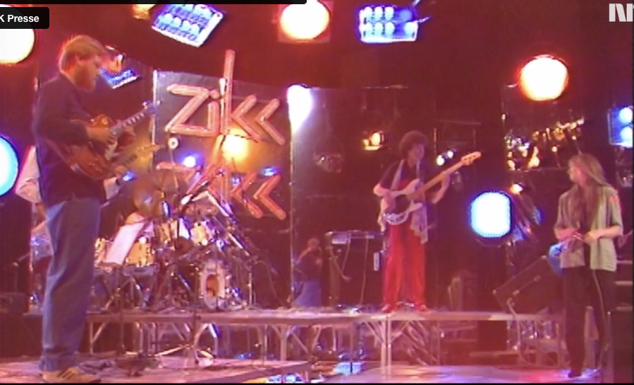 Jon Eberson Group med Sidsel Endresen på ZikkZakk. Alle bilder er skjermdumper fra NRK-serien