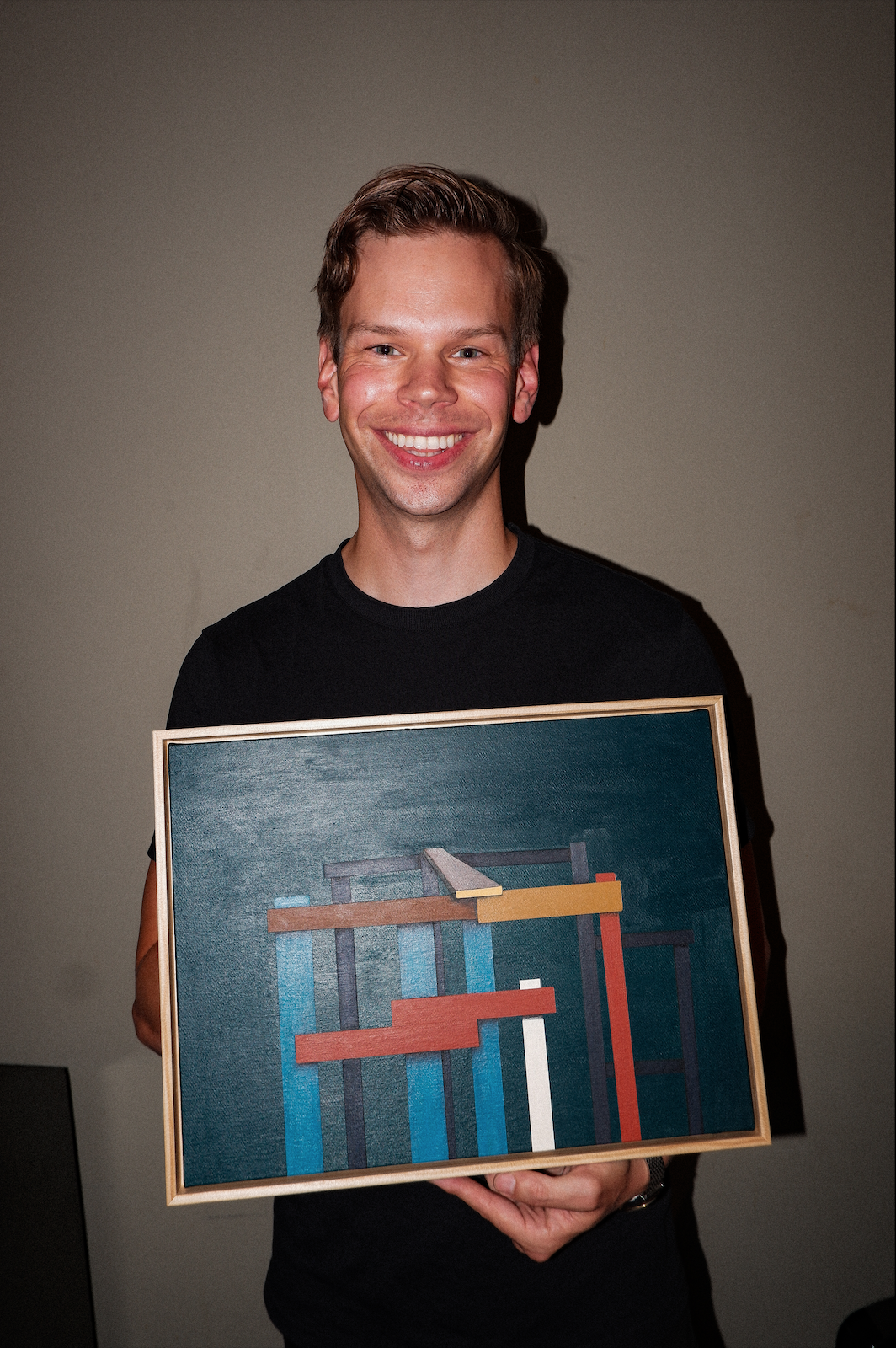 KRISTOFFER KOMPEN: En glad prisvinner. Foto: Karina Pak