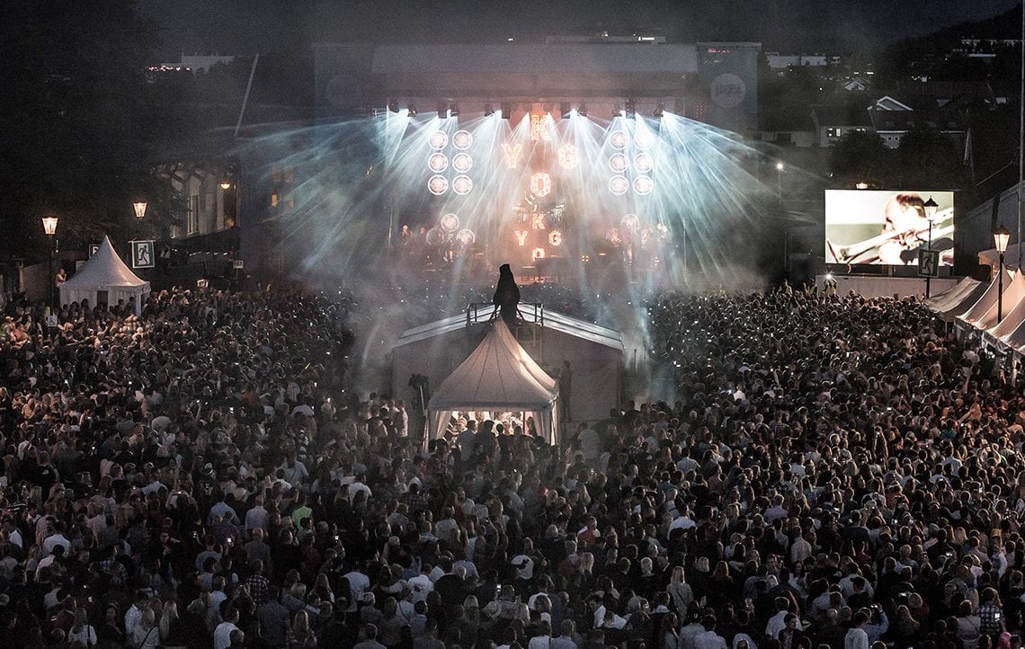 Folkefest på Kongsberg. Foto: kongsbergjazz.no