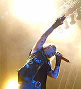 MÖTLEY CRÜE: Besøker Spektrum i juni. Her fra Sweden Rock 2005. Foto: Odd Inge Rand.