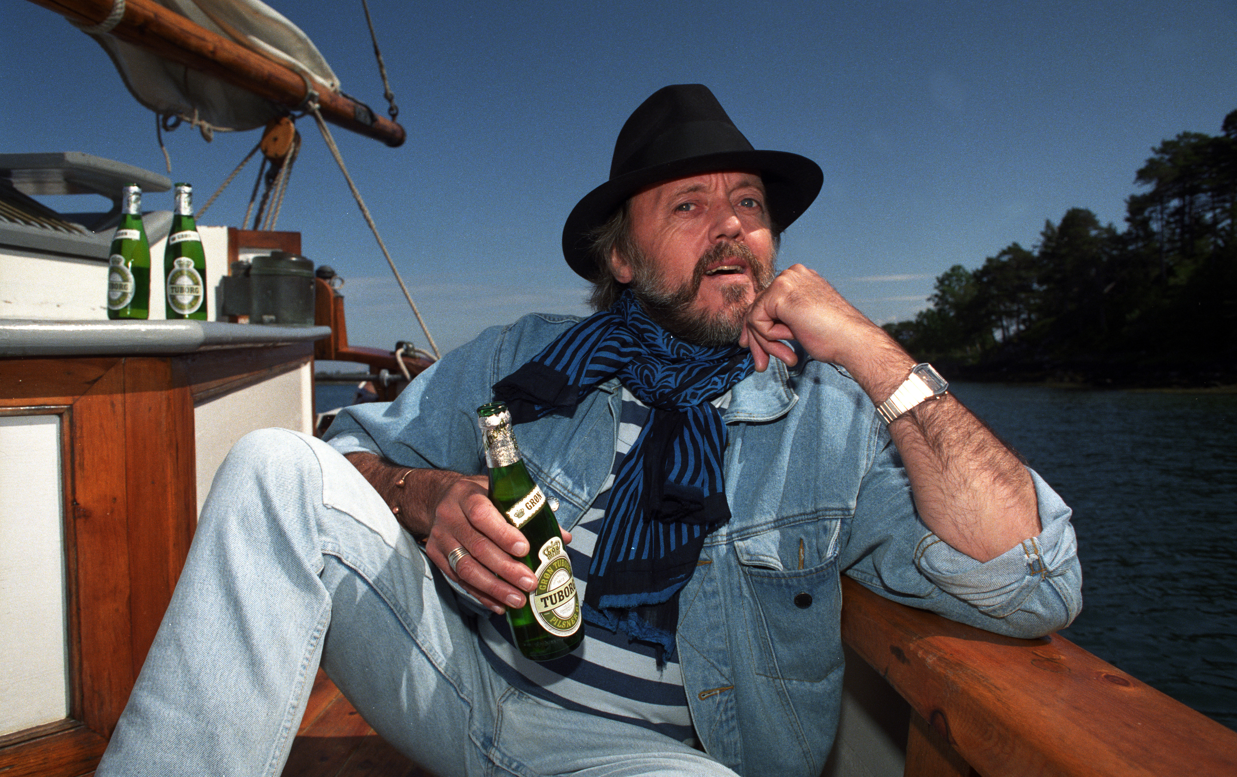 POVL DISSING: På båttur med PULS i 1995. Foto: Vidar Ruud