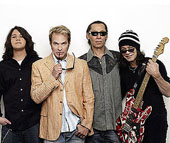 VAN HALEN 2007: Wolfgang Van Halen, David Lee Roth, Alex Van Halen og Eddie Van Halen.